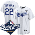 Clayton Kershaw Los Angeles Dodgers Home 2025 World Series Jersey - White