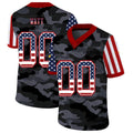 Custom A.Falcons American Team 32 and Number and Name 2020 Camo Salute to Service Limited Jersey Stitched American Football Jerseys