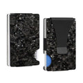 Silver Real Forged Carbon Fiber Wallet | RFID Blocking