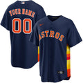 Custom Houston Astros Alternate Jersey - Navy