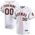 Custom Houston Astros Home Jersey - White