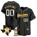 Custom Houston Astros Rodeo Patch Vapor Premier Limited C All Stitched Baseball Jersey