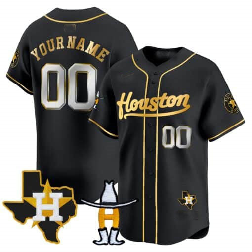 Custom Houston Astros Rodeo Patch Vapor Premier Limited C All Stitched Baseball Jersey