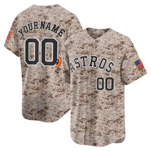 Custom Houston Astros USMC Alternate Vapor Premier Limited C All Stitched Baseball Jersey