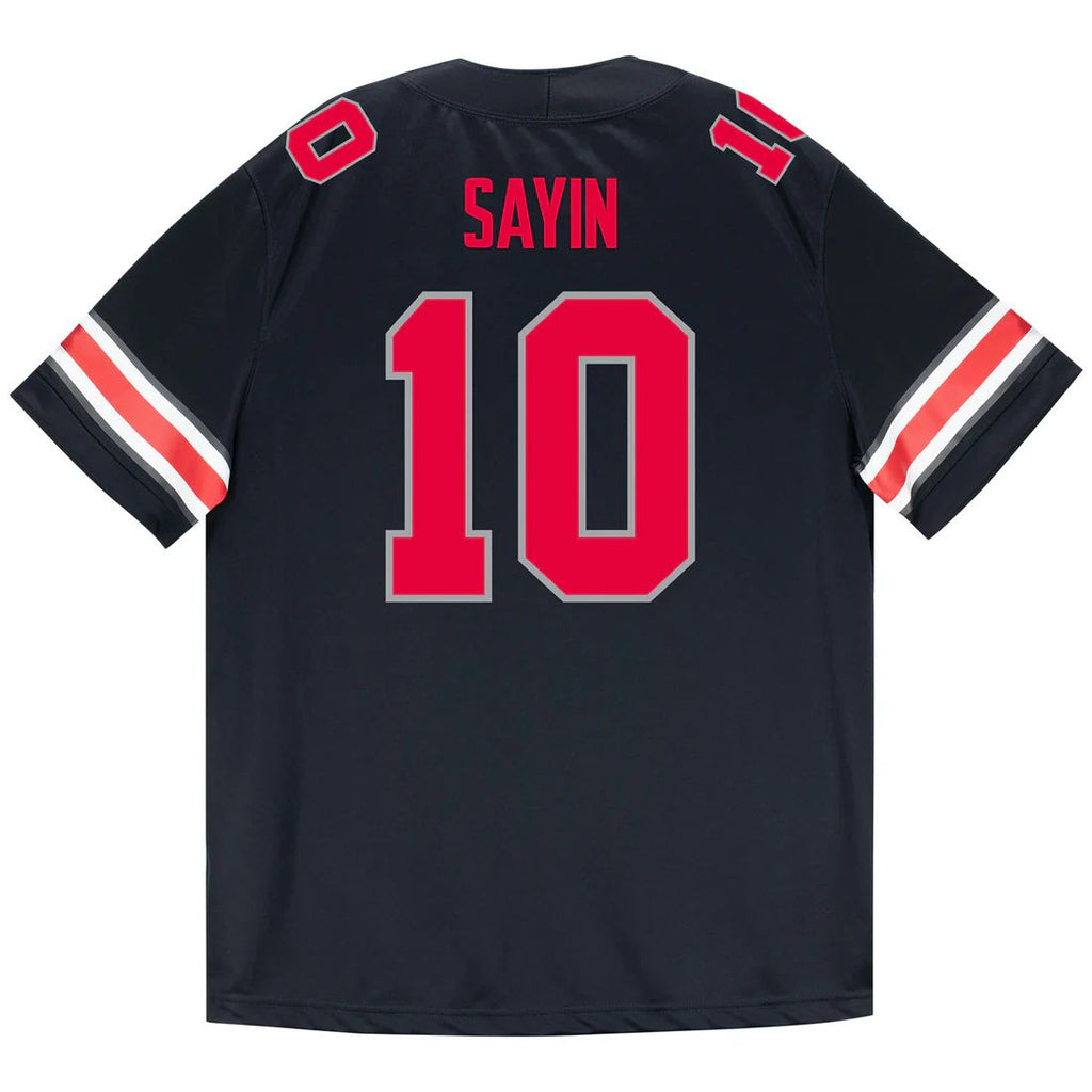 Julian Sayin Ohio State Buckeyes Jersey – Black