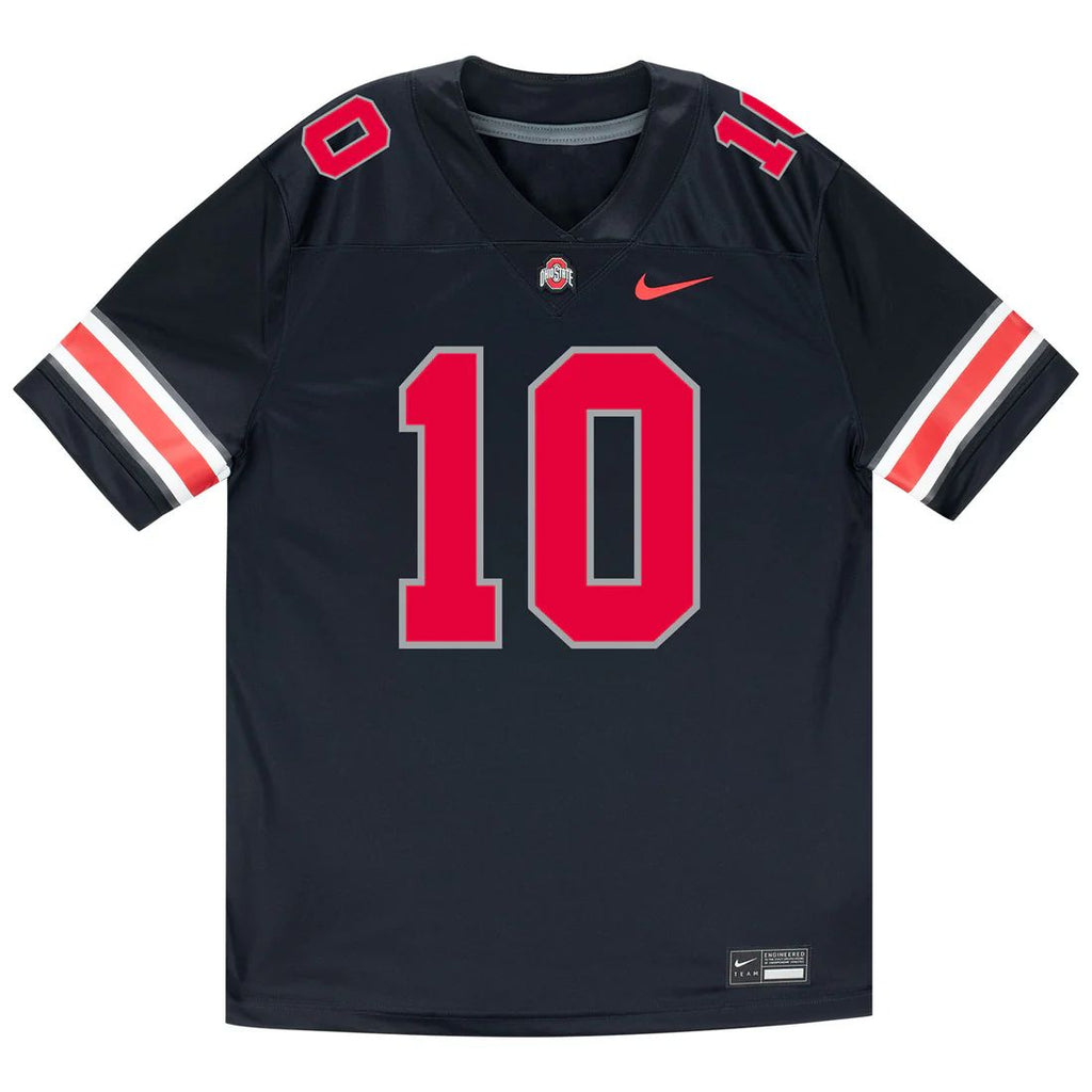 Julian Sayin Ohio State Buckeyes Jersey – Black