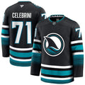 Macklin Celebrini San Jose Sharks Alternate Premium Jersey - Black