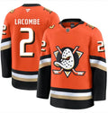 Jackson LaCombe Anaheim Ducks 2025 Premium Jersey - Orange