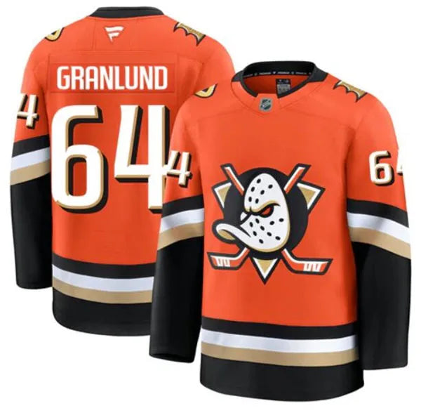 Mikael Granlund Anaheim Ducks 2025 Premium Jersey - Orange
