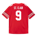 Tavien St. Clair Ohio State Buckeyes Jersey – Red