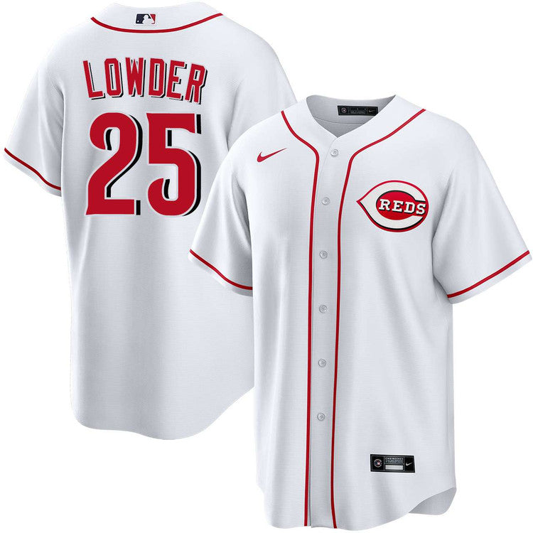 Rhett Lowder Cincinnati Reds Home Jersey - White