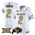Shedeur Sanders Colorado Buffaloes Jersey - White