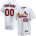 Custom St. Louis Cardinals Home Jersey - White
