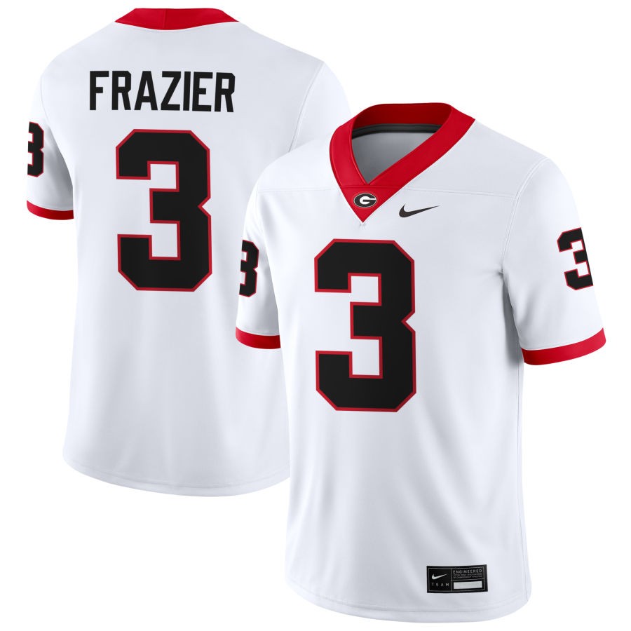 Nate Frazier Georgia Bulldogs Jersey - White