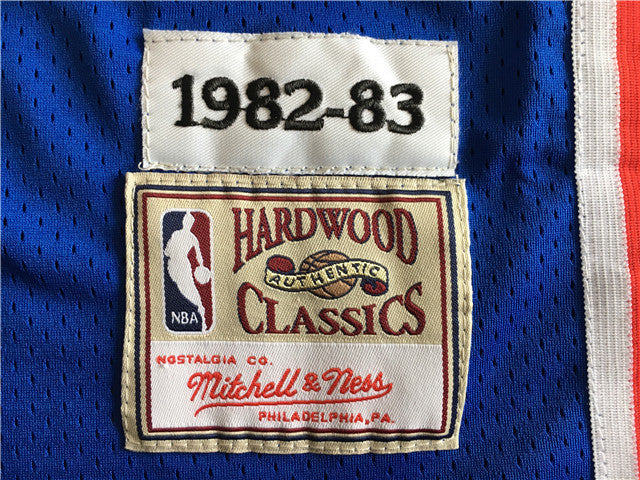 Julius Erving #6 Philadelphia 76ers 1982-83 Throwback Embroidered Jersey
