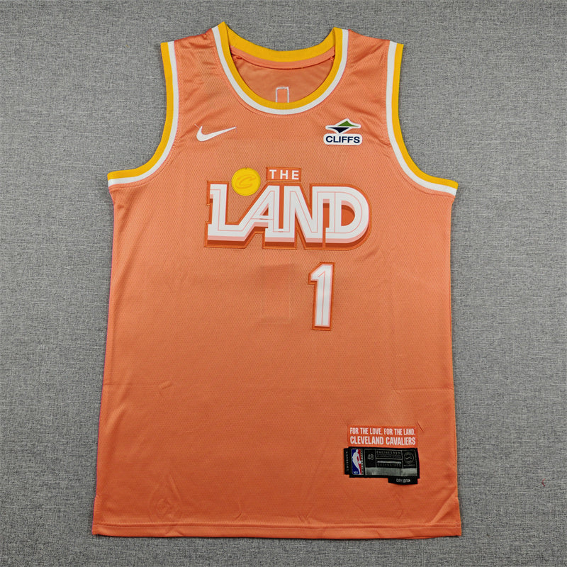 Cleveland Cavaliers James Harden #1 2026 City Edition — Embroidered Jersey