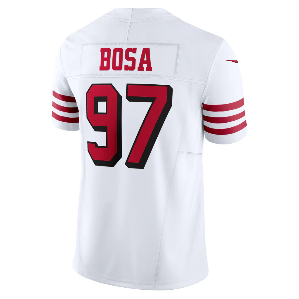 Nick Bosa #97 San Francisco 49ers Vapor Limited White Jersey