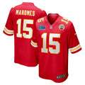 Patrick Mahomes Kansas City Chiefs Super Bowl LVII Patch Game Jersey - Red
