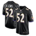 Ray Lewis 52 Baltimore Ravens Men Retired Jersey - Black