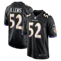Ray Lewis 52 Baltimore Ravens Men Retired Jersey - Black