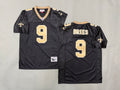 Mens Drew Brees#9 New Orleans Saints Vintage Throwback Jersey