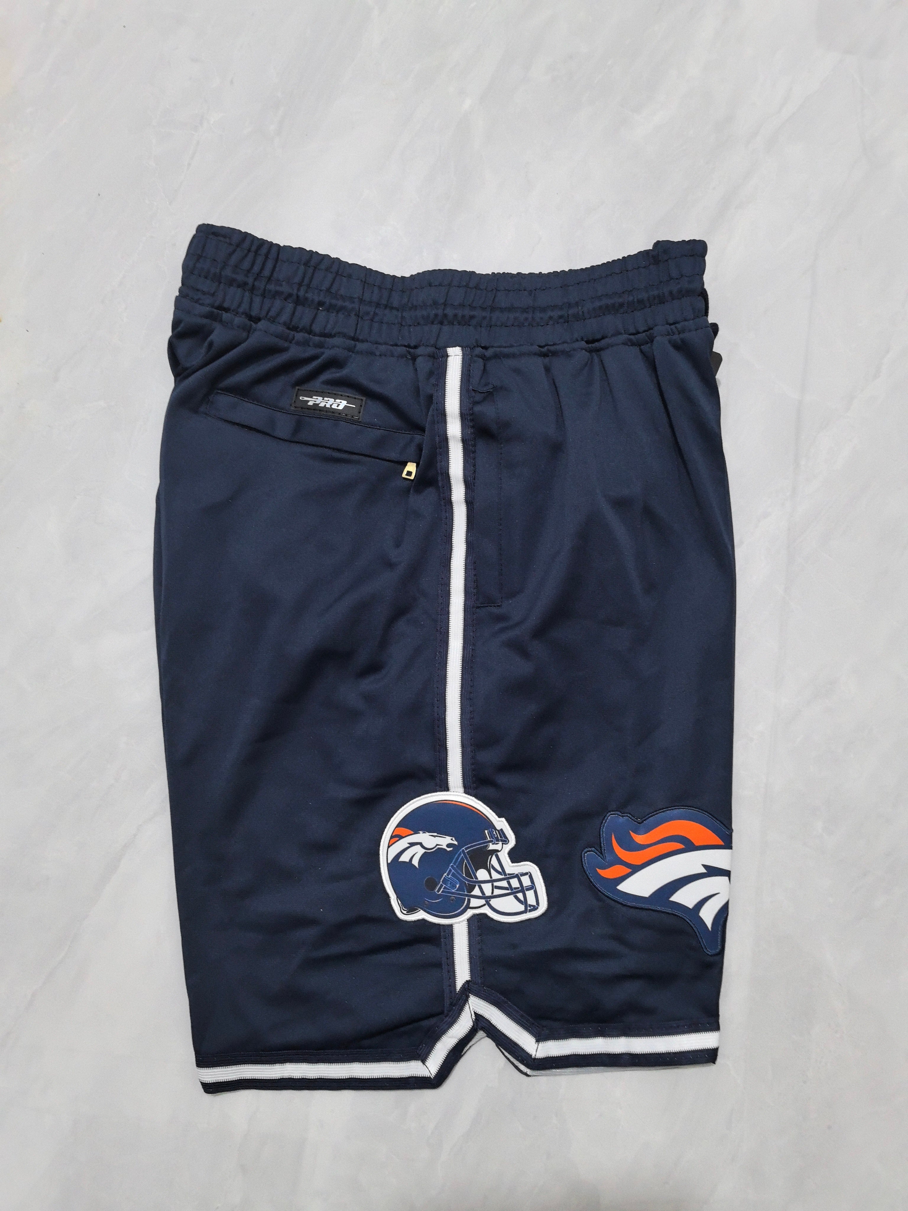 Denver Broncos dark blue pocket shorts