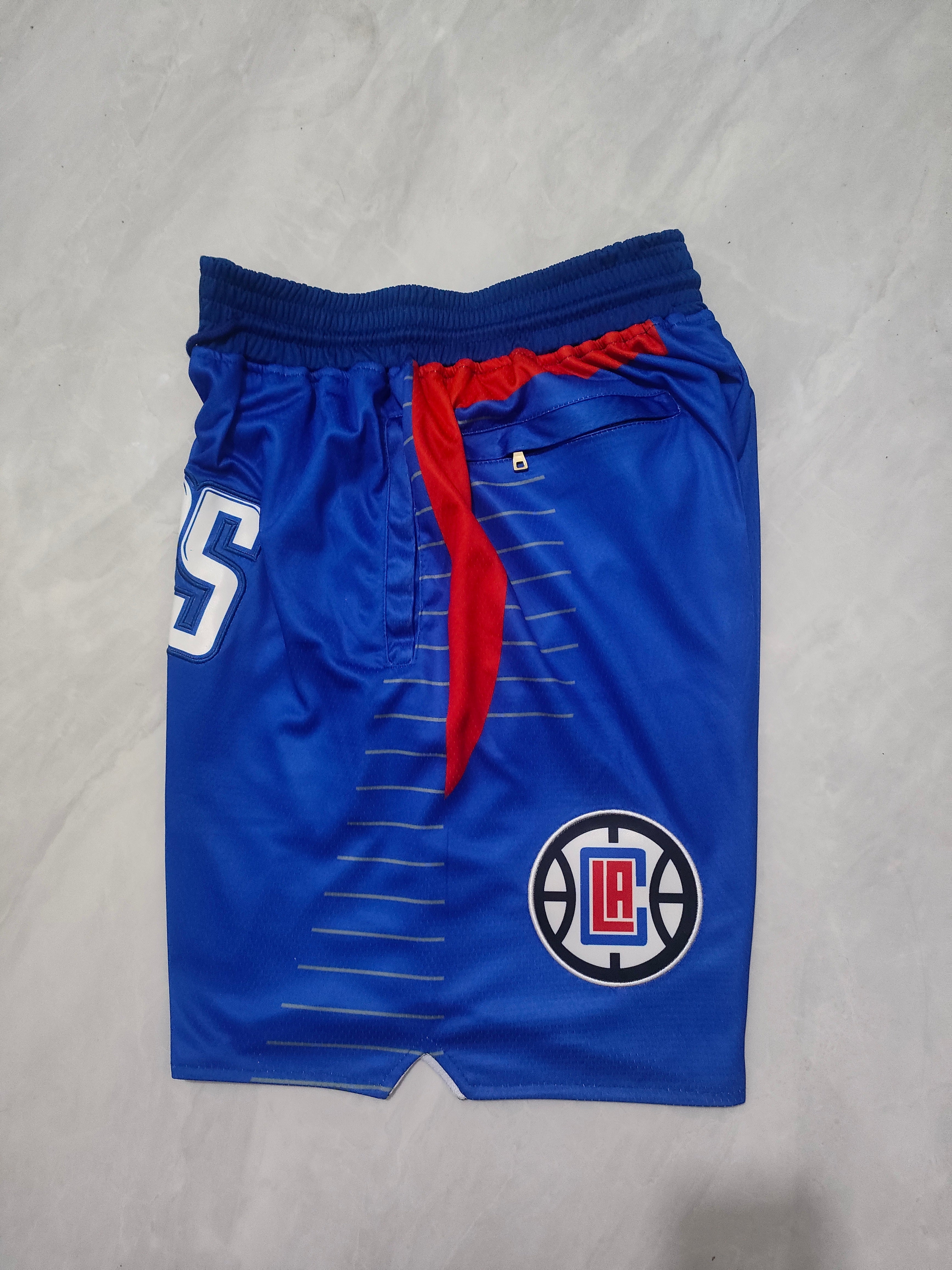 Los Angeles Clippers Blue Regular Edition Pocket Shorts