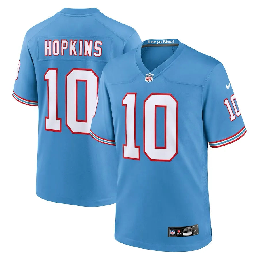 DeAndre Hopkins Tennessee Titans Oilers Throwback Jersey