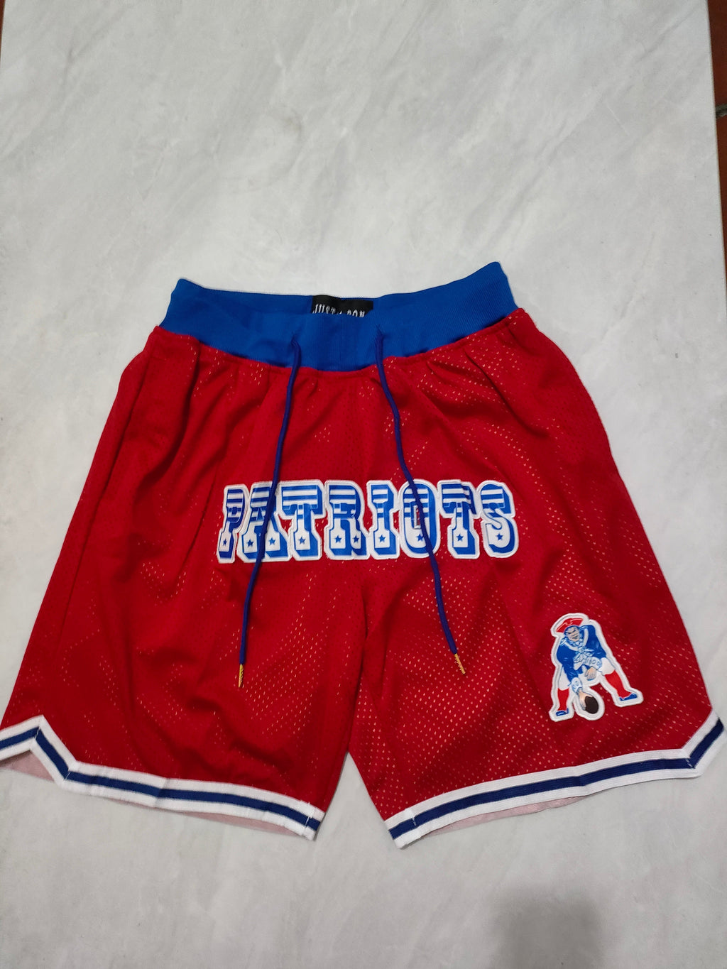 New England Patriots Red Pocket Shorts