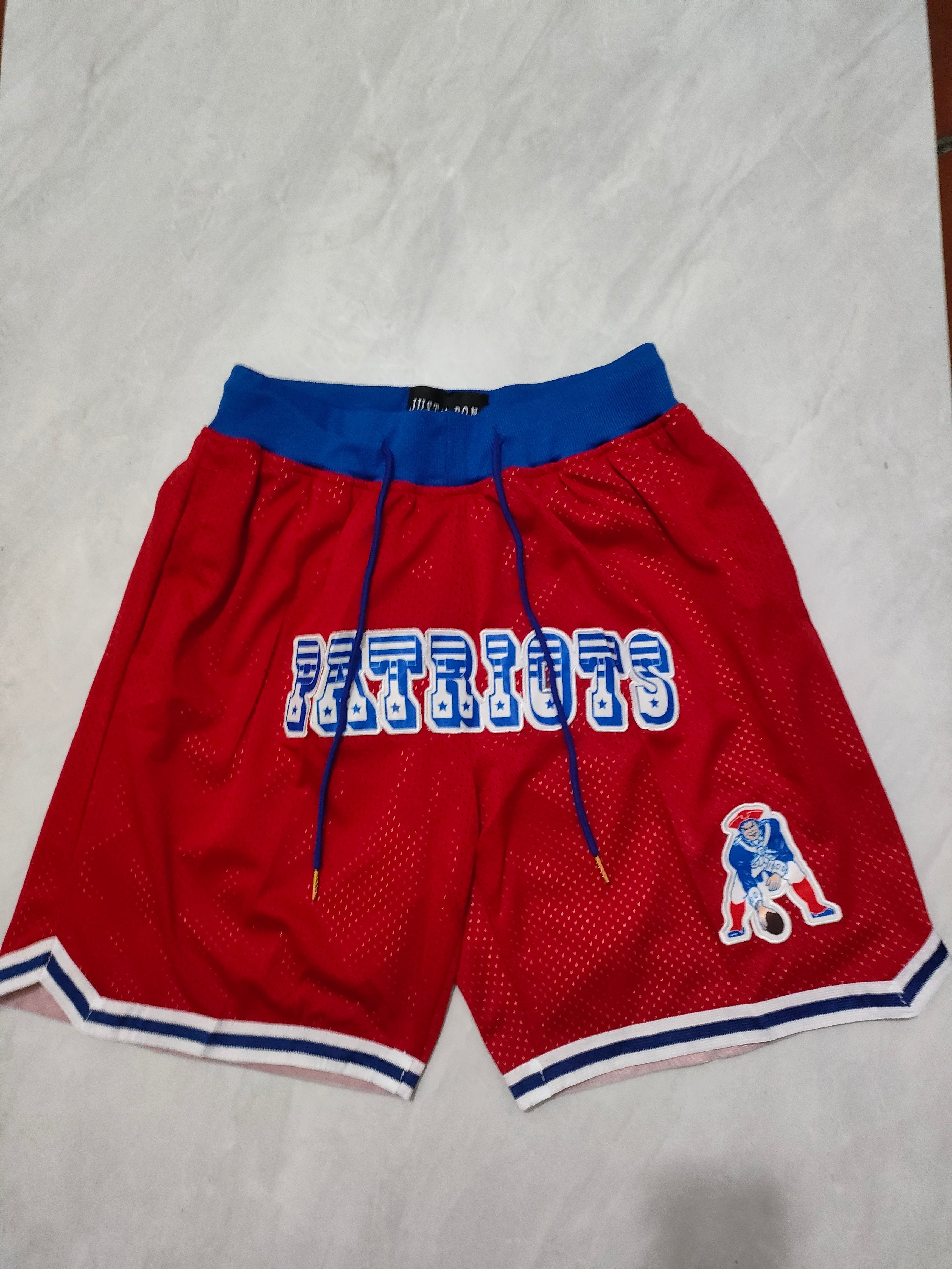 New England Patriots Red Pocket Shorts