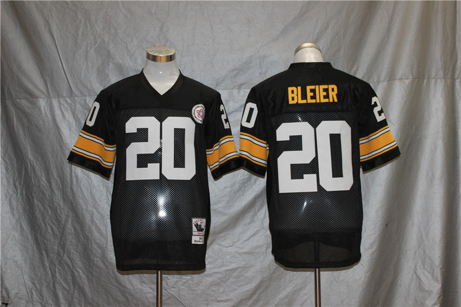 Pittsburgh Steelers Black  Vintage #20 BLEIER Jersey