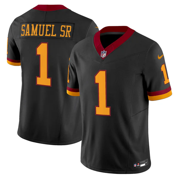 Deebo Samuel Sr. #1 Washington Commanders Vapor F.U.S.E. Limited Black Jersey