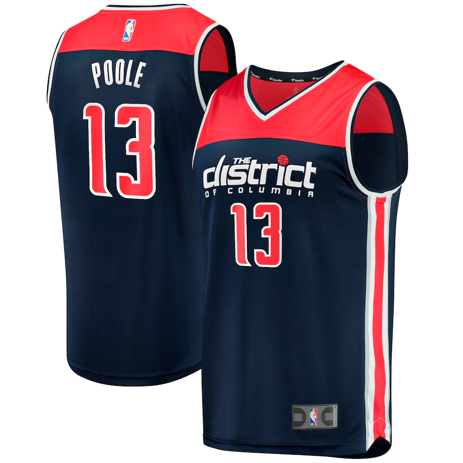 Washington Wizards Jordan Poole Red Jersey - Statement Edition
