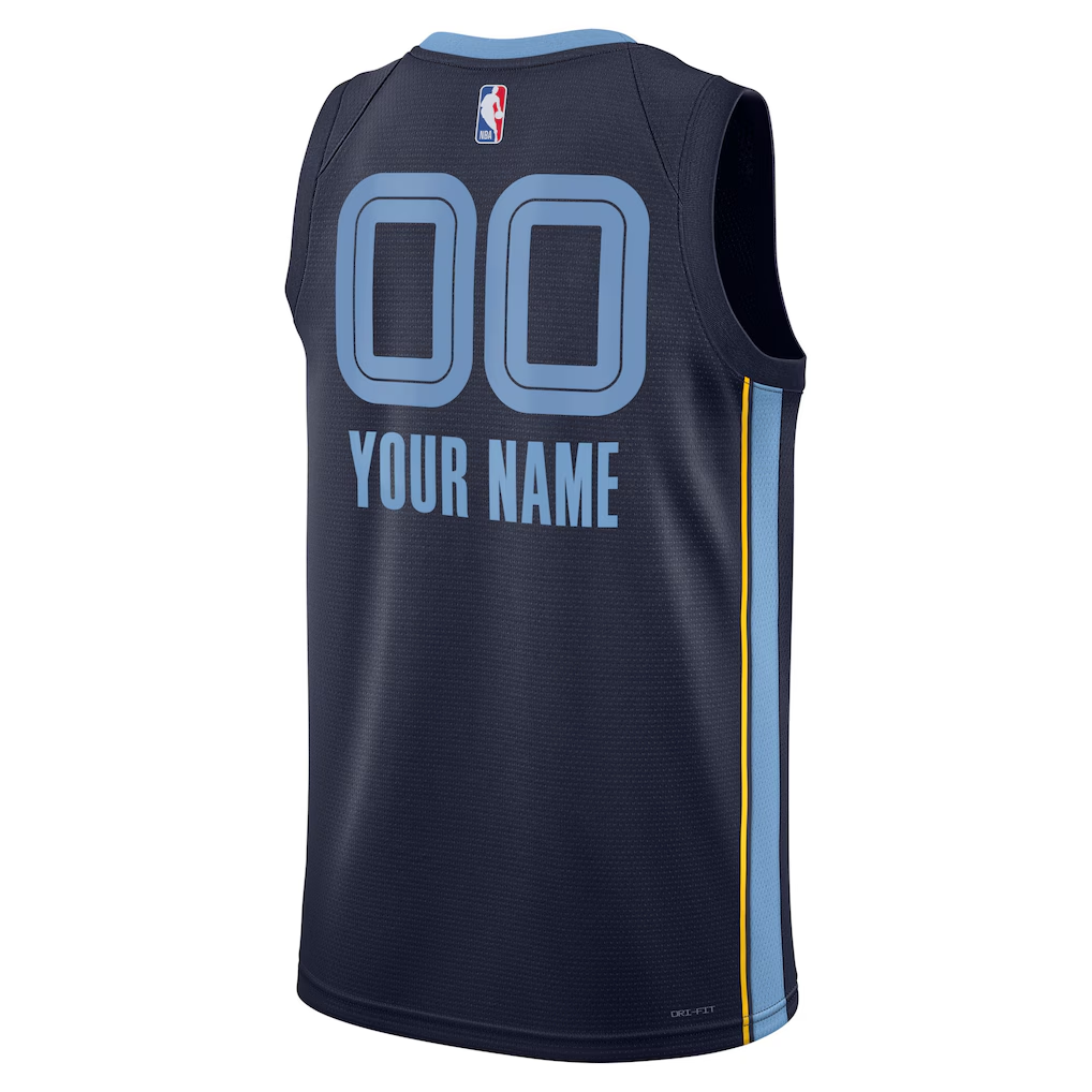 Custom Memphis Grizzlies Jersey