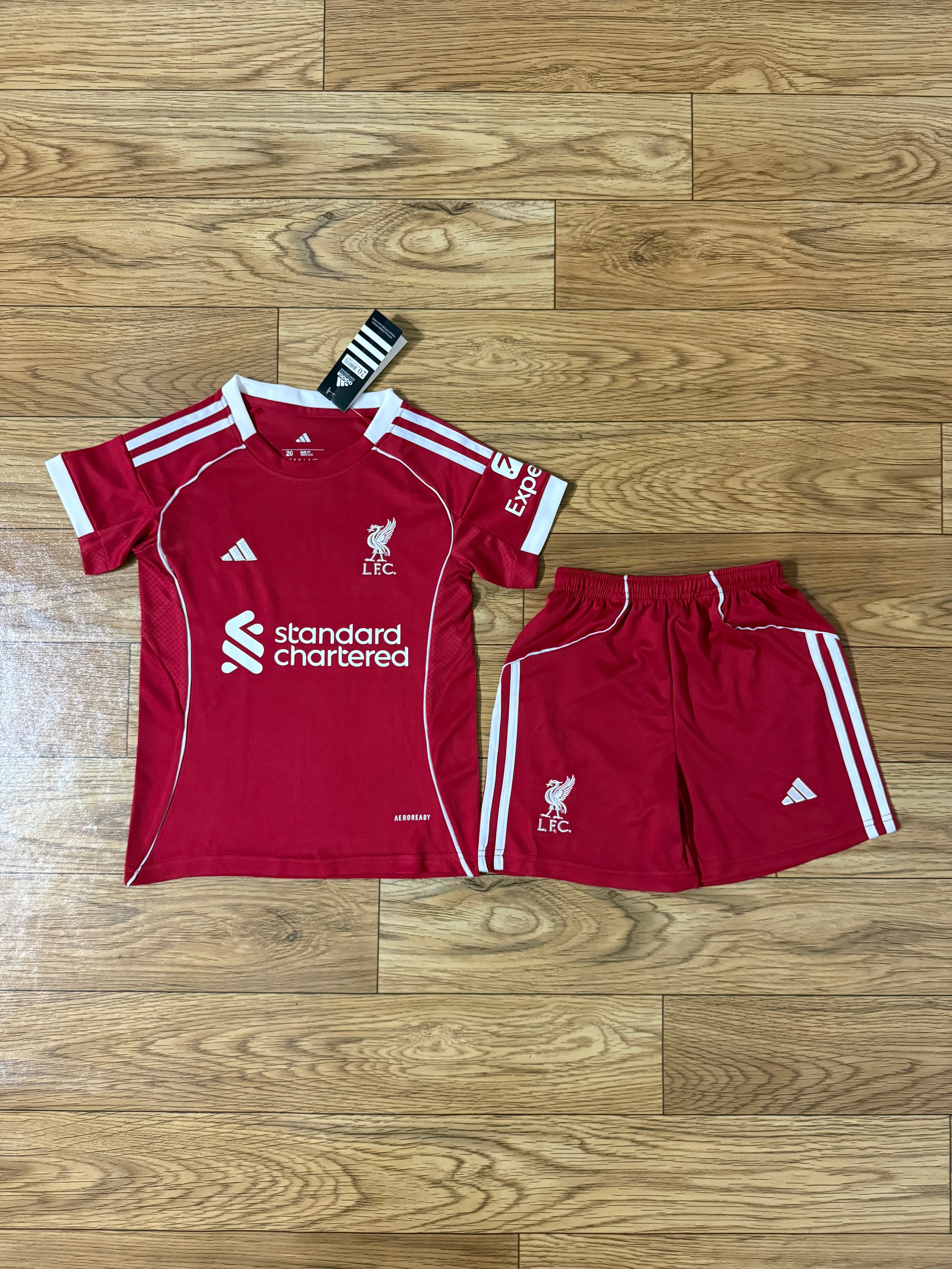 2025-2026 Liverpool Home Kit (Kids' Set)