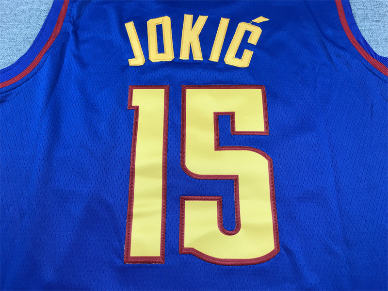 Denver Nuggets Nikola Jokic #15 2023 City Edition - Embroidered Jersey