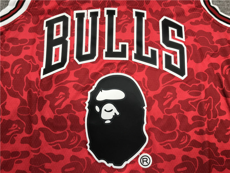 Chicago Bulls BAPE #93 1996-97 Throwback — Embroidered