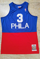 Iverson Philadelphia 76ers 3 Blue MN