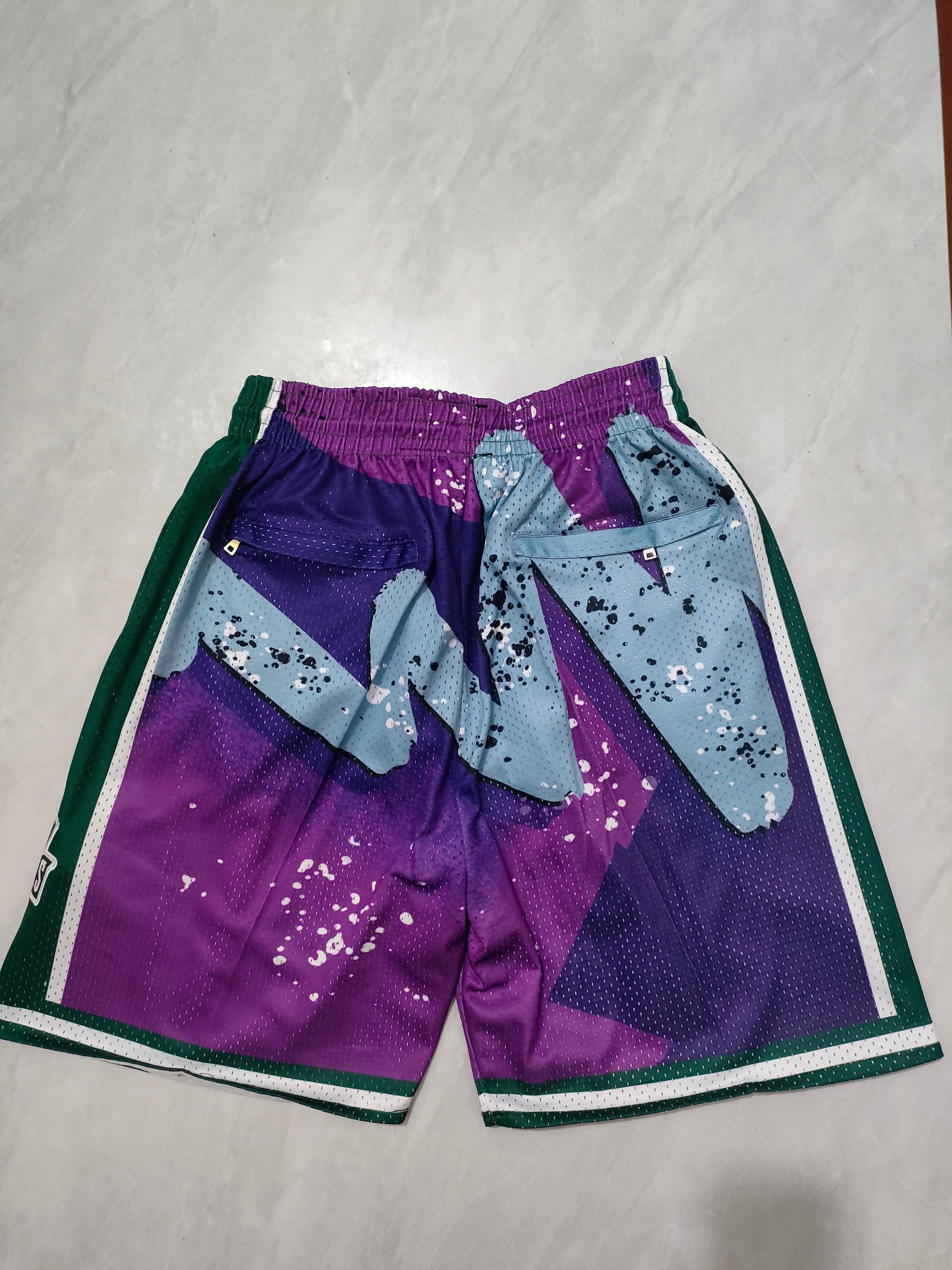 Milwaukee Bucks Purple Swingman Pocket Shorts