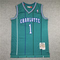Charlotte Hornets Muggsy Bogues #1 1992-93 Throwback - Embroidered Jersey