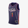 Devin Booker Phoenix Suns 2024 City Edition Swingman Jersey - Purple - Embroidered