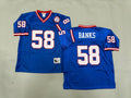Mens Carl Banks#58 New York Giants Vintage Throwback Jersey