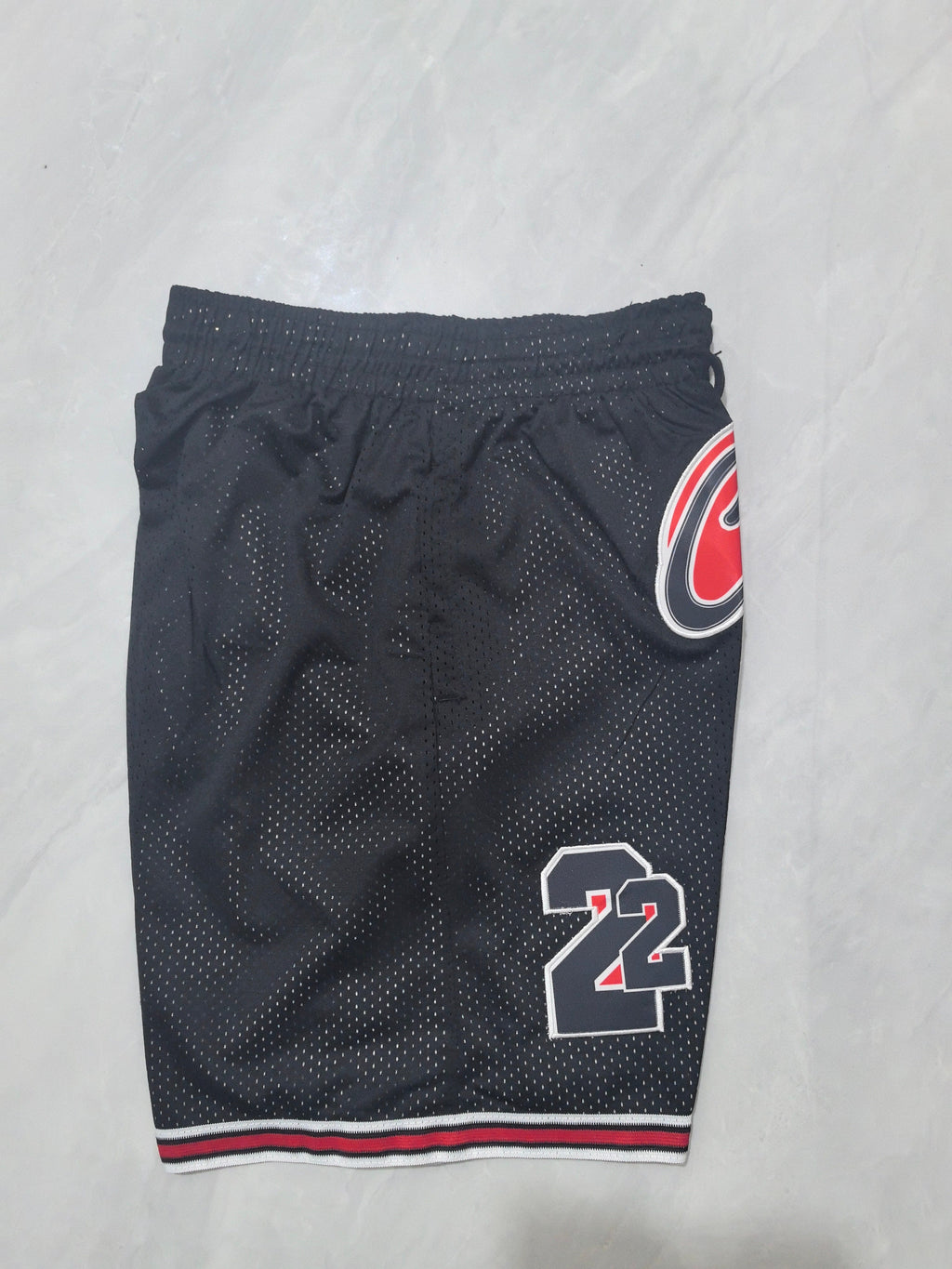 Chicago Bulls black waist pocket shorts