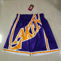 Los Angeles Lakers purple mitchell&ness pocket pants