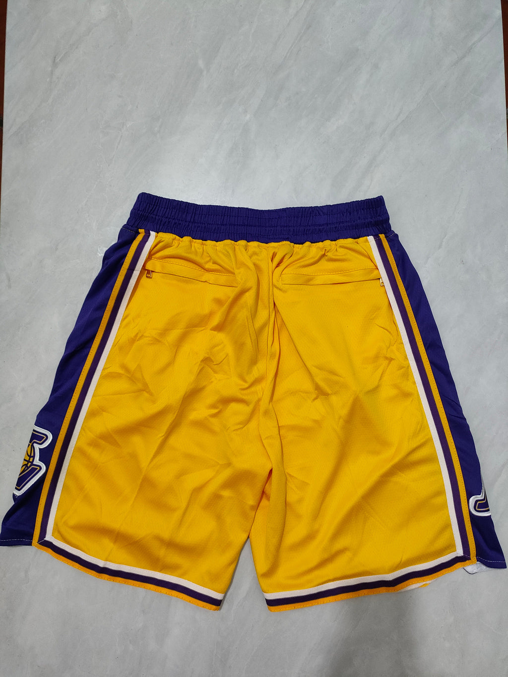 Los Angeles Lakers Yellow Regular Pocket Shorts