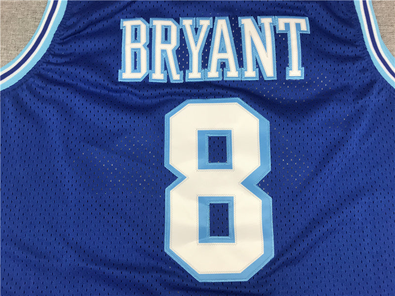 Kobe Bryant #8 Los Angeles Lakers 1996-97 Throwback Embroidered Jersey