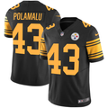 Troy Polamalu #43 Pittsburgh Steelers Black Game Jersey
