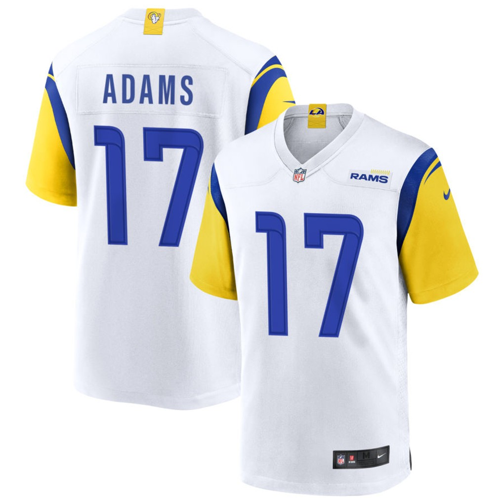 Men's Nike White Los Angeles Rams Davante Adams #17