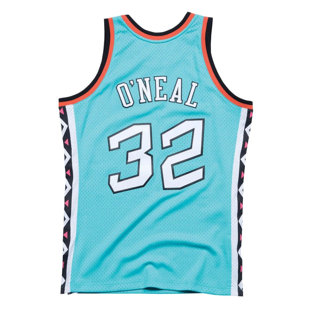 San Antonio Spurs 1996 All-Star Shaquille O'Neal Throwback Jersey - Teal