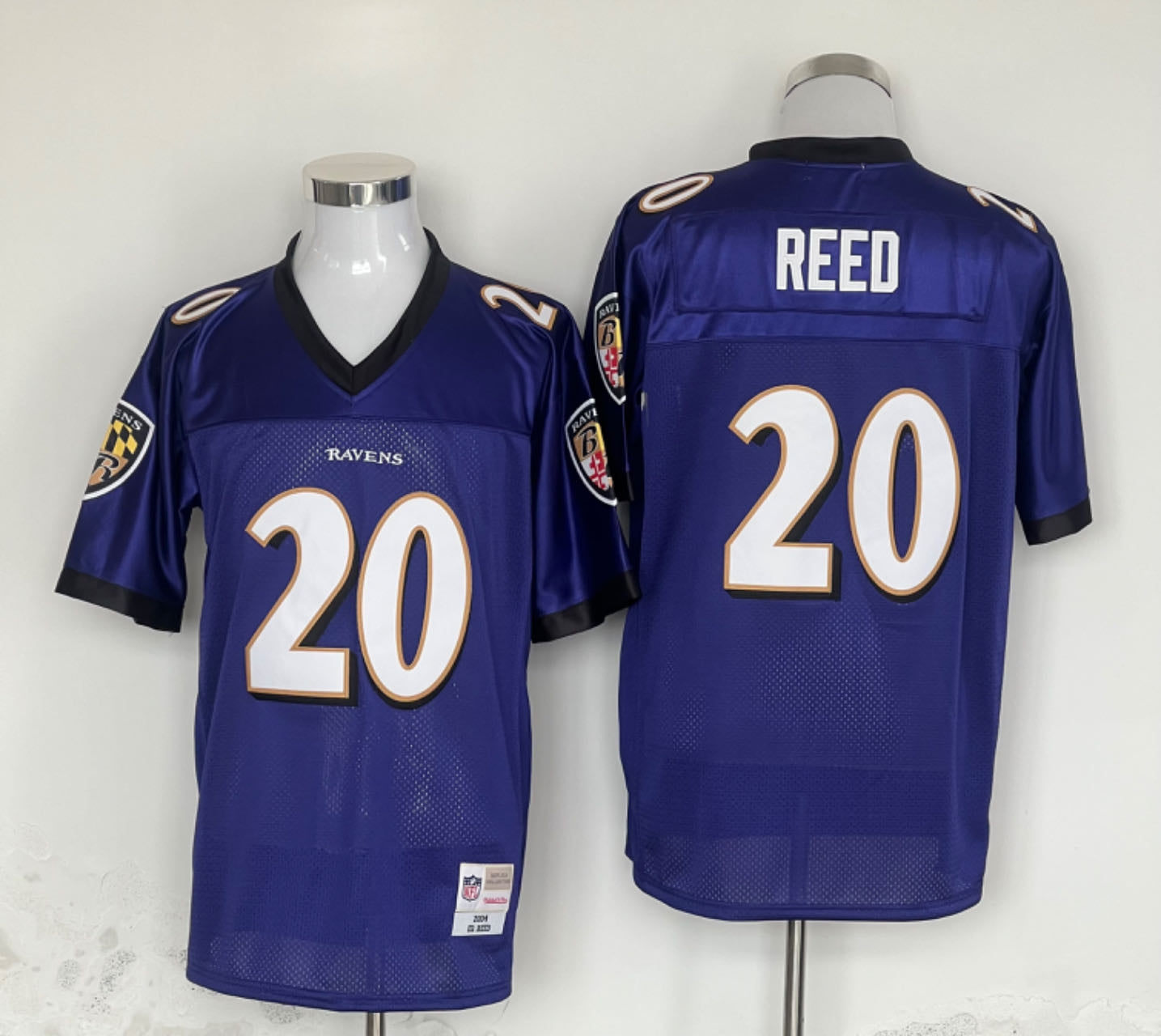 Baltimore Ravens Purple Vintage #20 REED Jersey